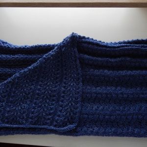 Hand knit baby afghan